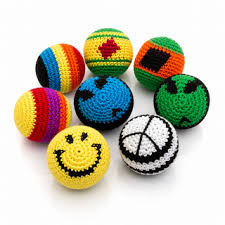 Huckleberry crochet hacky sack collection